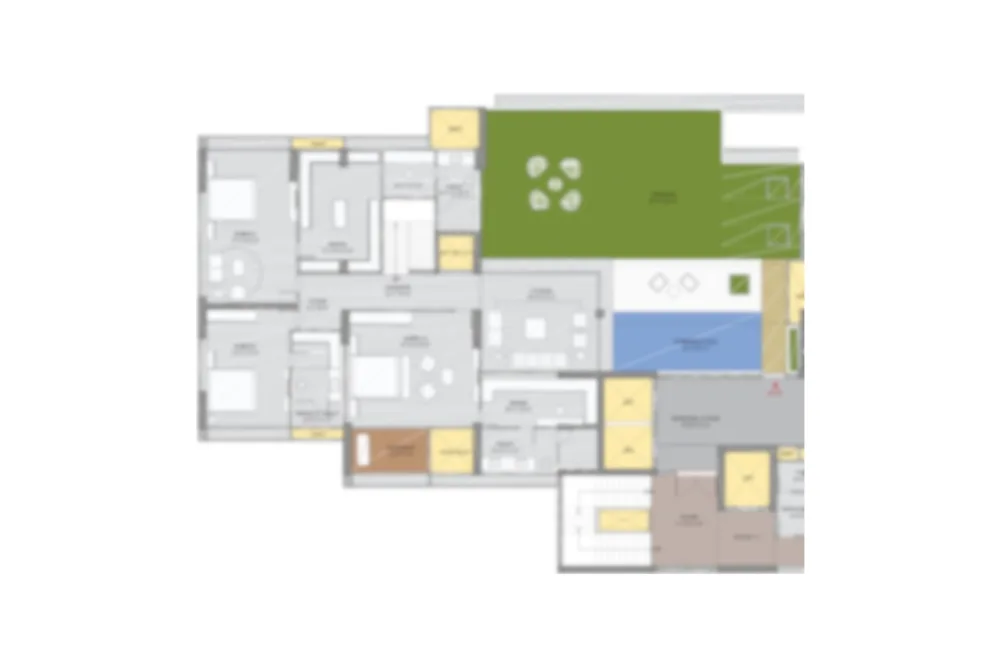 5 BHK Penthouse Floor Plan